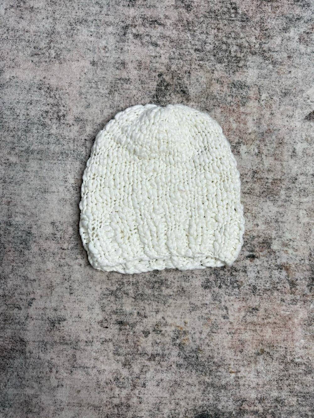 Women's Chunky Knit Beanie Hat One Size Fits Most Y2K VTG
